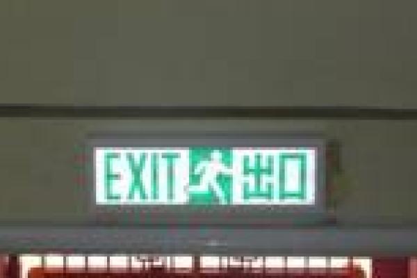 LED Exit Sign (Emergency Lighting System)